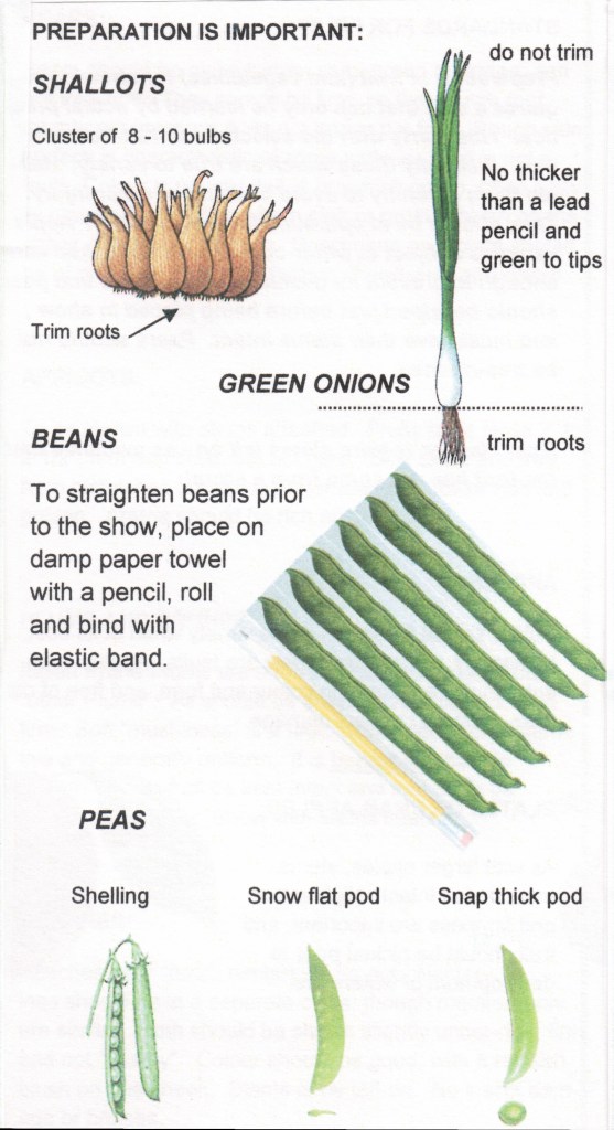 View Royal Garden Club Exhibitor's Handbook for Vegetables and Fruits