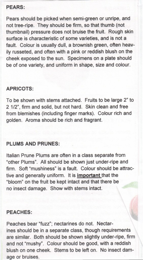 View Royal Garden Club Exhibitor's Handbook for Vegetables and Fruits