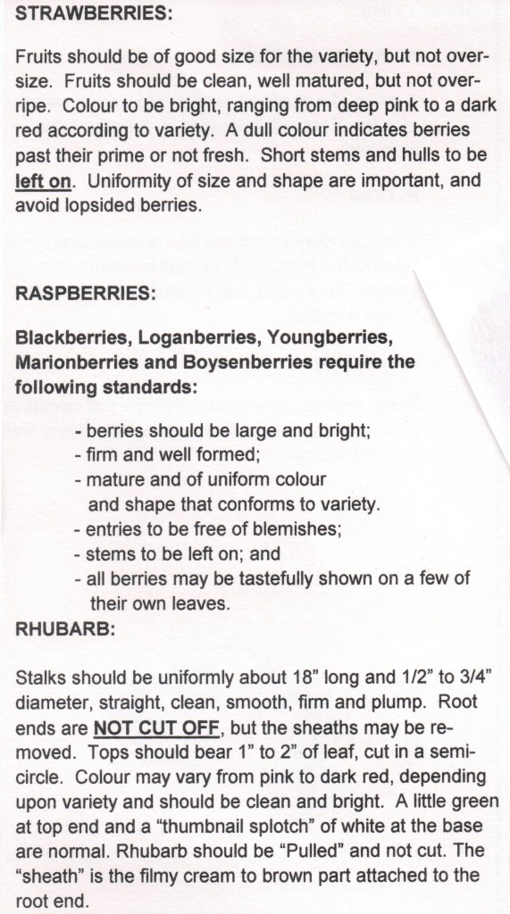 View Royal Garden Club Exhibitor's Handbook for Vegetables and Fruits