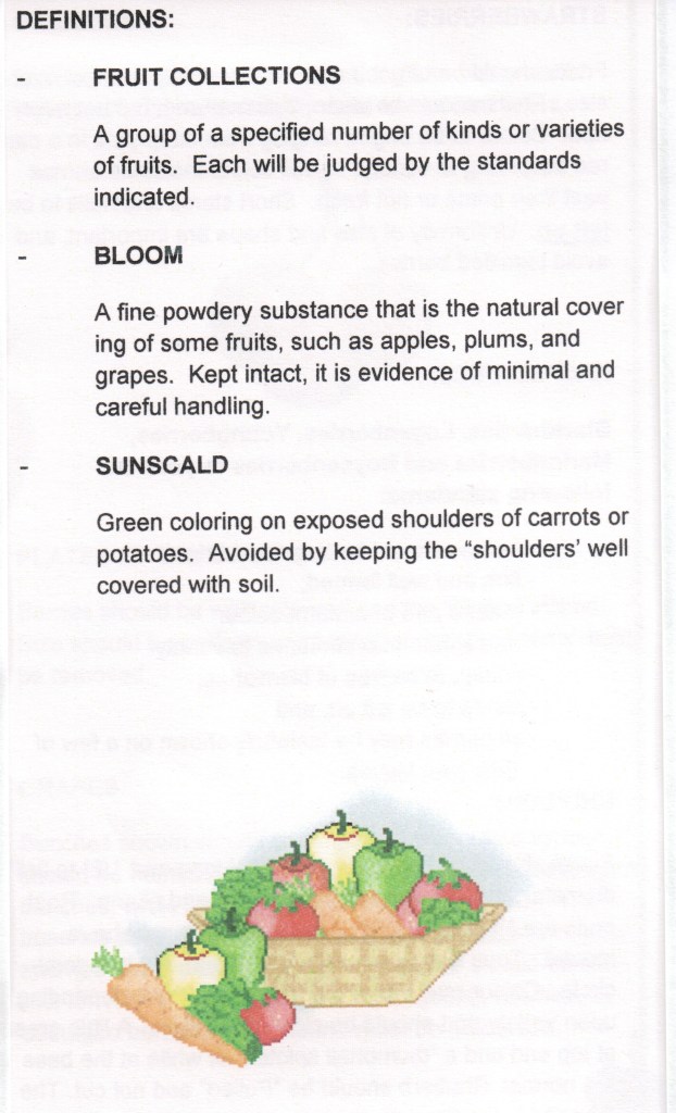 View Royal Garden Club Exhibitor's Handbook for Vegetables and Fruits